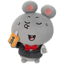 名创优品（MINISO）8寸美叽和大鼠坐姿公仔玩偶玩具抱枕 老鼠药24.45元