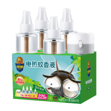 超威 电热蚊香液 4瓶1器12.41元（需领券）