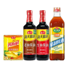 海天 酱油 经典老抽生抽500mL 生抽+老抽+蚝油300g+鸡精40g6.72元（需凑单，需用券）