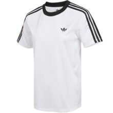 adidas阿迪达斯三叶草女子三条纹户外运动健身休闲短袖T恤JV9647257.7元 (券后省5)