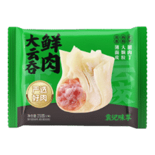 袁记味享 袁记云饺早餐 鲜肉大云吞250g*1*6件69.4元（合11.57元/件）