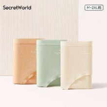 SecretWorld 7A抑菌新疆棉内裤女 任选7件4.14元/件包邮（需拍7件，共29元）