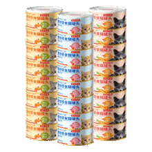 京东京造 膳食系列混合3味猫罐头85g*24 猫零食补水鸡肉羊奶南瓜鱼肉湿粮57元/件（需买3件）