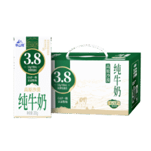 中垦牧华山牧高原沙漠纯牛奶200g*10盒(礼盒装) 3.8g优质乳蛋白32.9元 (月销2000+)