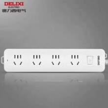 DELIXI 德力西 总控四位五孔排插 1.8m新低17.25元包邮