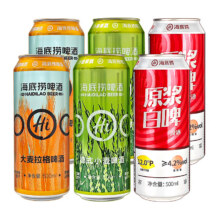 海底捞啤酒 精酿国产  三种口味组合 500mL 6罐44元包邮
