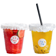 PLUS、首购：特美居 一次性饮料杯400ml*30套（带盖+防漏纸+DIY贴纸+吸管）7.69元包邮（需试用）
