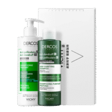 去屑标杆洗发水！薇姿（VICHY）清洁去屑洗发水礼盒 绿标390ml+磨砂膏250ml控油去屑深层清洁￥100.30 比上一次爆料降低 ￥87.7