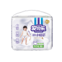 安儿乐ANERLE小轻芯拉拉裤XL32片(12-17kg)超薄透气尿不湿 mini装79元 (满280减130)