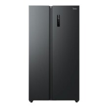 美的605/606/570对开双开门大容量风冷无霜一级节能变频家用冰箱 BCD-605WKPZM(E) 605L炭灰-浮光1599.2元（国补后价格）需复制标题到淘金币下单