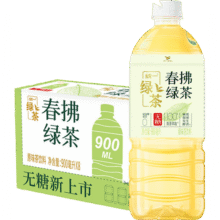 春拂 绿茶 900ml65.98元（需领券，合32.99元/件）