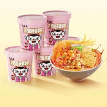 食族人 酸辣粉桶装花生锅巴麻酱泡椒米线活力任选21.9元（需领券，合3.65元/件）