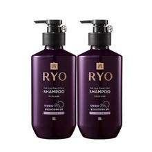 吕 韩国进口Ryo紫吕固发洗发水洗发露蓬松去屑400ml*2瓶 洗护防脱生姜77.9元