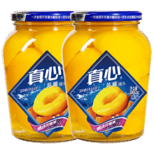 PLUS会员、首购、试用：真心 黄桃罐头 880g*2瓶16.22元