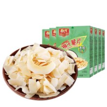 春光 椰子脆片烘烤椰肉果干休闲零食小吃60g 任选3件12.18元，折4.06元/件