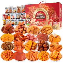 三只松鼠 辣卤礼包200包/1545g49.01元包邮（需试用）