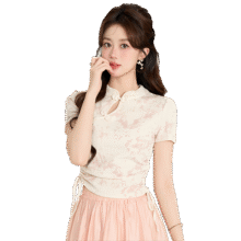 美丽衣橱 BEAUTIFUL WARDROBE 女士新中式盘扣改良版立领上衣59元