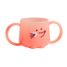如山  感温儿童水杯牛奶杯家用宝宝敞口杯防摔 【感温变色】黛丝粉250ml*14元+0.9元淘金币