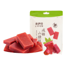来伊份 山楂系列零食  80g减糖山楂糕合3.25元/件（任选12件）实付39元
