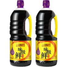再降价、88VIP：李锦记味极鲜特级酱油1.53kg*2瓶合6.87/瓶（13.73元，需领券，返4元超市卡后）