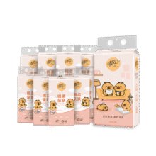 清风抽纸悬挂式卡皮巴拉4层250抽挂抽家用卫生纸餐巾纸整箱批发d 4层250抽*10提39.9元 (满39减9)
