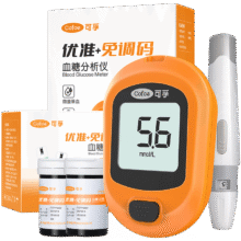 可孚血糖仪优准+免调码型家用高精准血糖检测仪器+200支血糖试纸84.87元（PLUS，国补，首购）