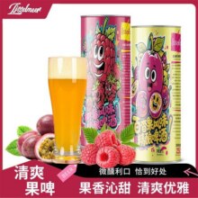 艾瑟尔果味啤酒低度微醺百香果树莓1L桶装啤酒多口味混合组合罐装17.9元 (券后省6)