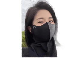 京喜【升级款】春夏季冰丝防晒口罩面罩防紫外线脸颈一体户外防护必备 防晒面罩护颈【深灰色1个装】4.99元(买一送一，单件2.5元)
