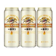 88VIP：日本KIRIN/麒麟 一番榨啤酒500ml*3罐 需换购13.07元+1.25元凑单