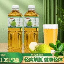 0脂0蔗糖！百多利 苹果醋 1.25L*2瓶￥15.90 5.3折 比上一次爆料上涨 ￥1.59