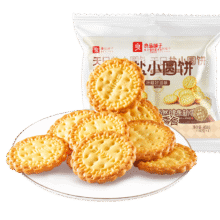 良品铺子 小圆饼干 408g5.45元包邮（需试用）