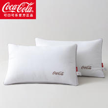 可口可乐 Coca-Cola 羽丝绒枕芯 一对 白色乐语 （立体枕）券后21.9元