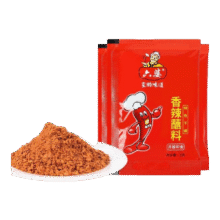 六婆辣椒面香辣蘸料 2g* 40包3.49元（需领券）