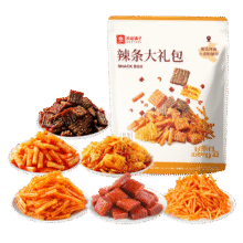 良品铺子 6款辣条大礼包236g（25包）7.82元包邮（需试用）