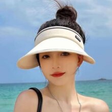 防晒帽女夏季空顶帽 1件3.69元（需领券）