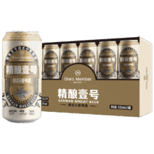 1号会员店 德式小麦白啤酒 500ml*24罐366元（合91.5元/件）