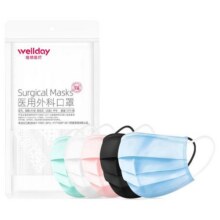 维德医疗医用外科口罩一次性医疗三层正品成人儿童外科口罩独立装16.8元