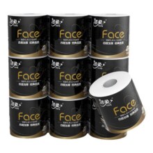 聚划算百亿补贴，88VIP:洁柔 黑face 有芯卷纸4层*140g*10卷13.5元