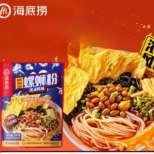 小程序需购券：海底捞 螺蛳粉浓汤风味330g（任选5件）34.5元（合6.9元/件）