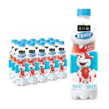 美汁源果粒奶优草莓味果味饮料450g*1576.8元（需领券，合38.4元/件）