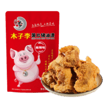 木子李  麻辣味猪油渣 100g*1袋4.7元（合1.57元/件）