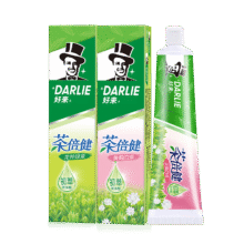 DARLIE/黑人 茶倍健龙井绿茶+茉莉白茶 牙膏 2支共300g17.82元包邮（需领券）