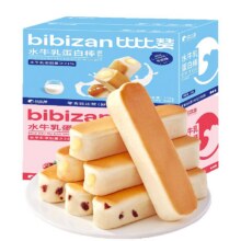 比比赞 水牛乳蛋白棒面包 315g 约9个6.3元