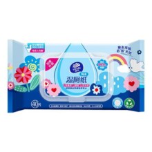 Vinda维达40片湿厕纸多巴胺女性专用孕妇湿纸巾便携家用5元