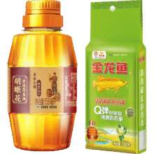 需试用：金龙鱼胡姬花米油年货组合装长粒香米500g+花生油158ml9.9元