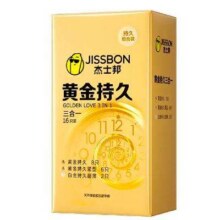 jissbon 杰士邦 安全套 黄金持久三合一16只73元（合36.5元/件）