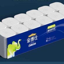 微信小程序: 金博仕 家用无芯卷纸700g*4提 共2800g14.92元（需领券）