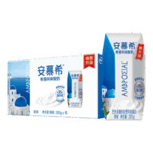 安慕希 希腊风味 酸奶 205g 16盒33.9元包邮