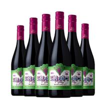 国家补贴：通化葡萄酒 爽口山葡萄加气露酒 720ml*6瓶142.2元