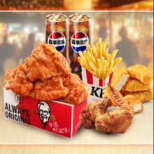 美团到店 肯德基 【嘴馋必备】4拼过瘾夜宵小食桶 多店可用原价83.5元现价36.9元